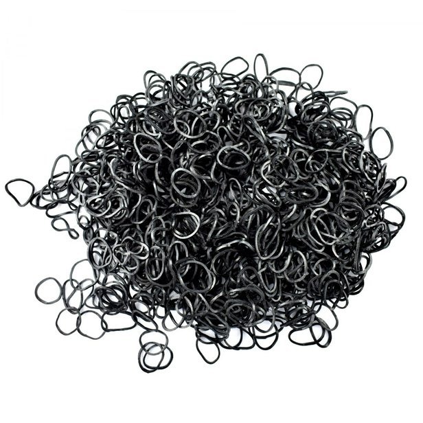 Hair Rubber Band Black 250 pcs.jpg