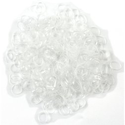 Hair Rubber Band Clear Box - Čiré gumičky 1500 ks