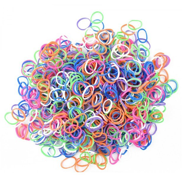 Hair Rubber Band Mix Color 250 pcs.jpg