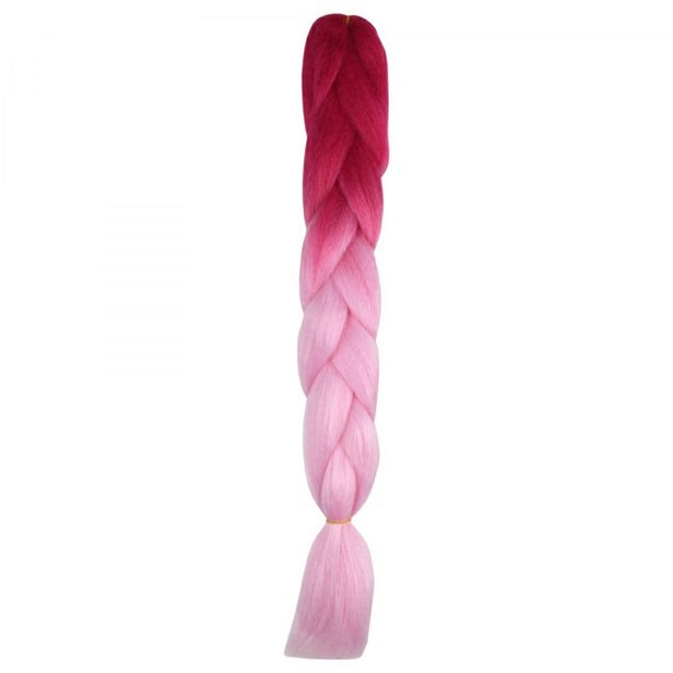 Hair Syntetic Jumbo Braid Ombre Pink SB40.jpg